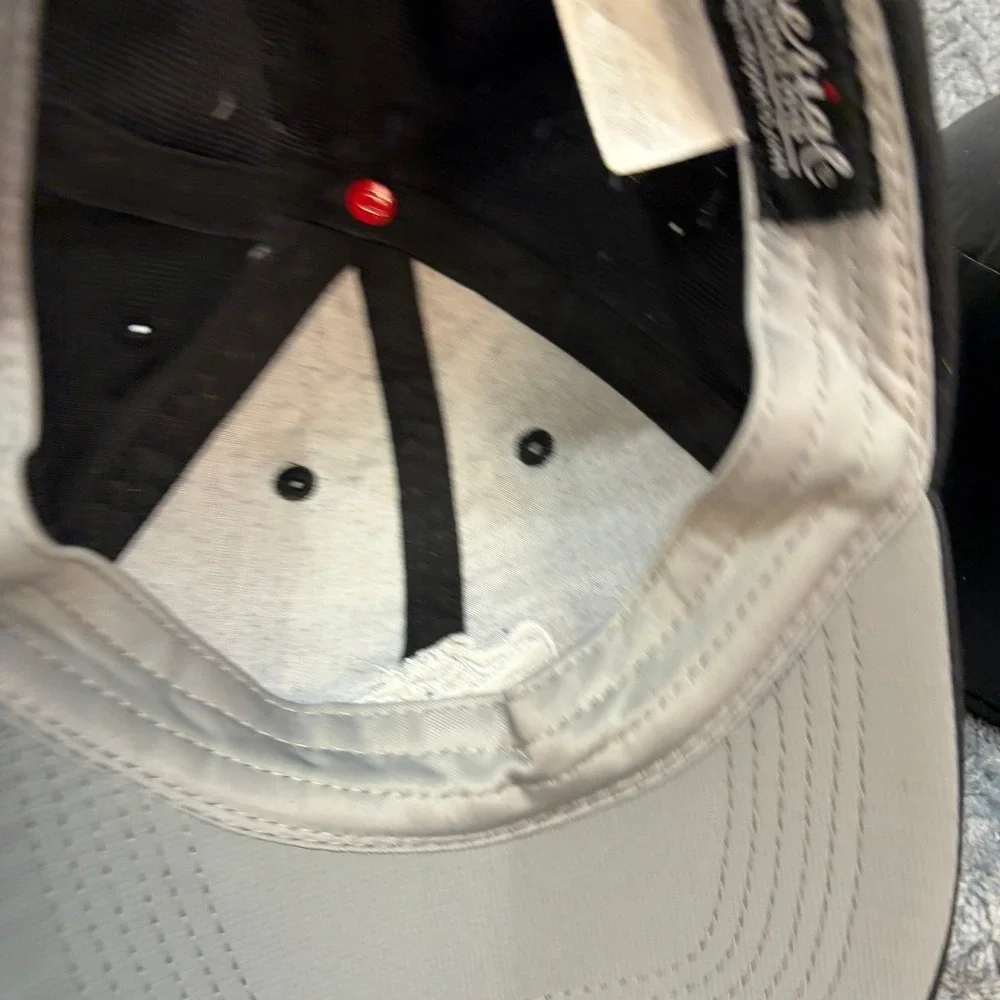 Imperial Sports Black Sneaker Embroidered Performance Hat Adjustable Cap